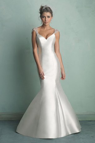 Платье невесты силуэта "русалка"