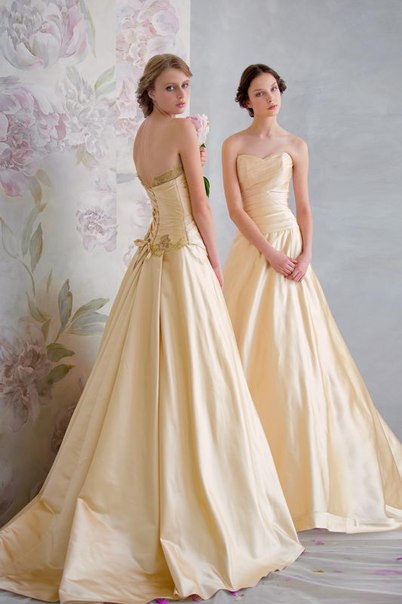 Свадебные платья из плотной ткани