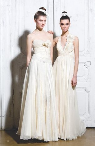 Платья невесты с многослойной юбкой