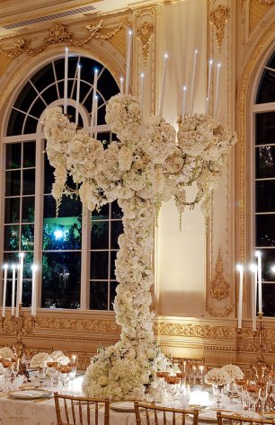 Декор банкетного зала на свадьбе