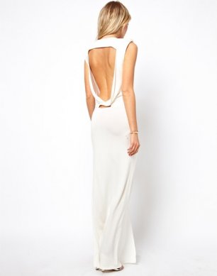 Платье невесты с открытой спиной