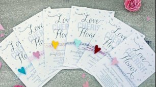 Приглашения с декором