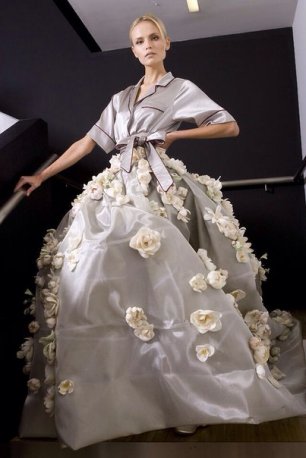 Фактурное свадебное платье