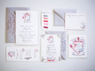 Приглашения с изящным шрифтом