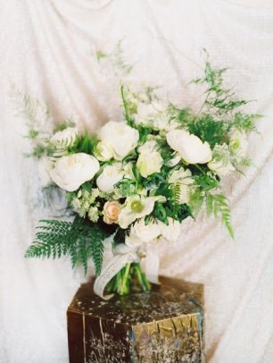 Структурный букет невесты