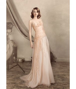 Платье невесты в стиле "старый Голливуд"