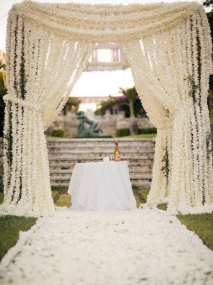 Декор места бракосочетания