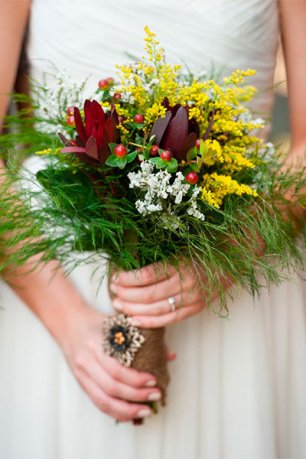 Летний букет невесты