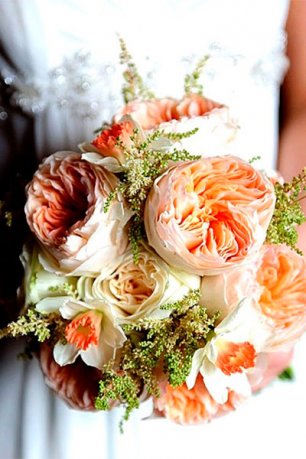 Букет-сфера невесты