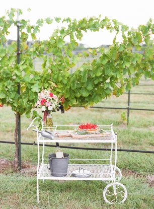 Торт и вино