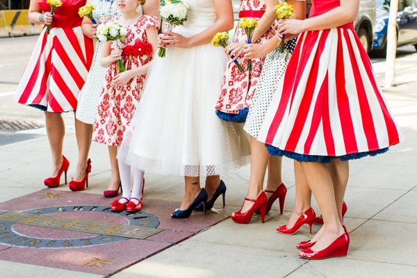 Туфли невесты и подружек невесты