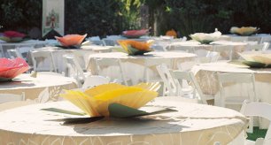 Эко-свадьба с бумажными цветами