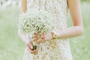 Букет невесты белый