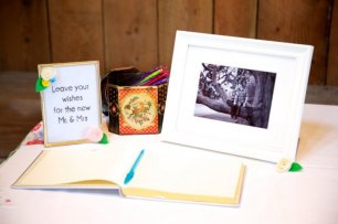 Жизнерадостная свадьба в стиле хендмейд