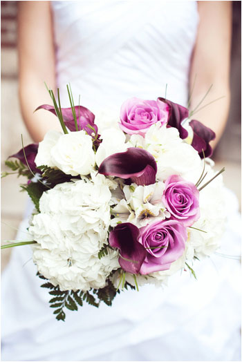 Гламурная фиолетовая свадьба