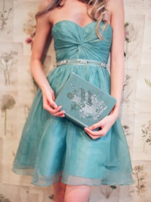 Платья подружек невесты голубые