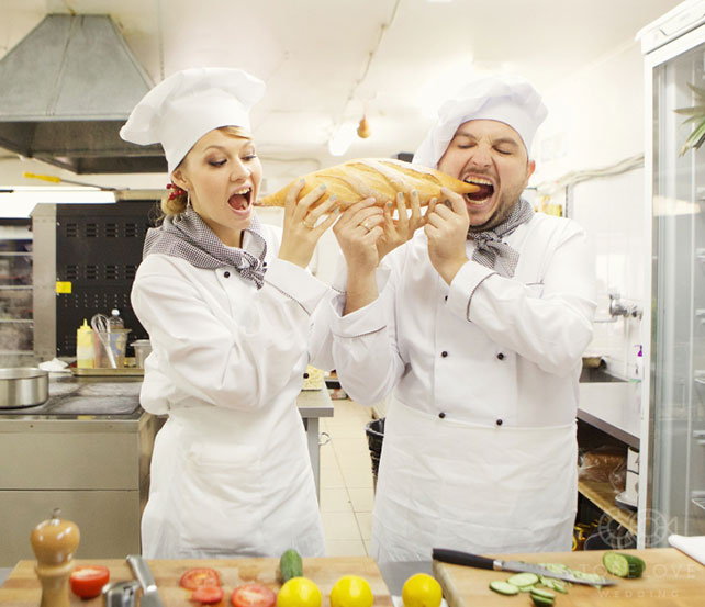 Максим и Юля: свадебно-гастрономический мюзикл Кухня, жених и невеста