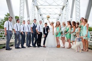 Платья подружек невесты мятный цвет фотосессия