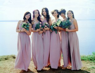 Современная свадьба, подружки невесты