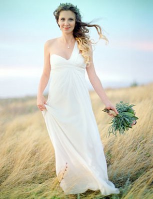 Современная свадьба, образ невесты