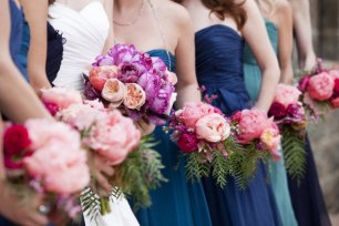 Букеты подружек невесты