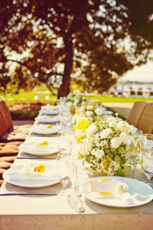 Оформление банкетного стола