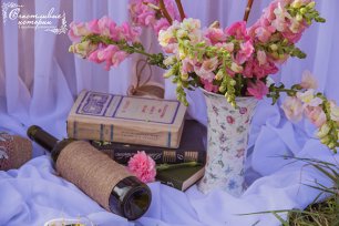 Украшение места для фотосессии