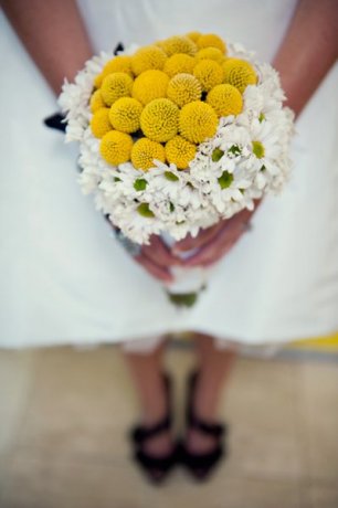 Букет невесты с ромашками