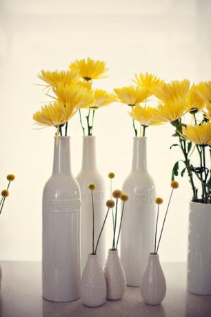 Желтые цветы в декоре свадьбы