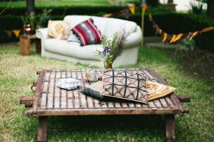 Индейская свадьба, декор банкета