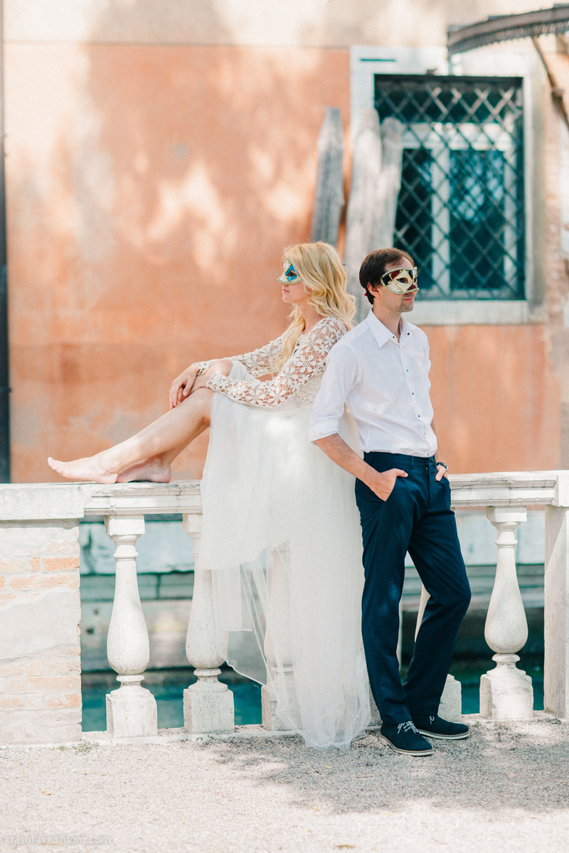 Годовщина свадьбы в Венеции Юлии и Славы