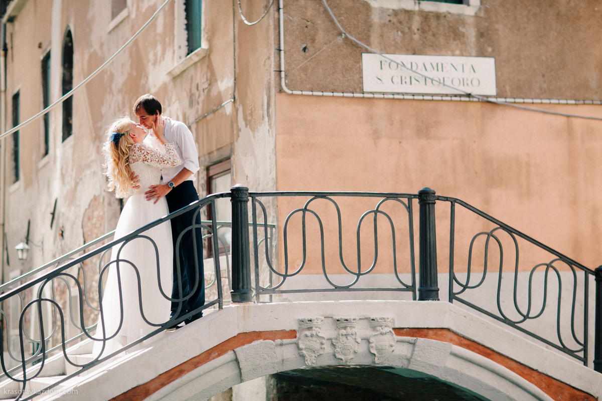 Годовщина свадьбы в Венеции Юлии и Славы