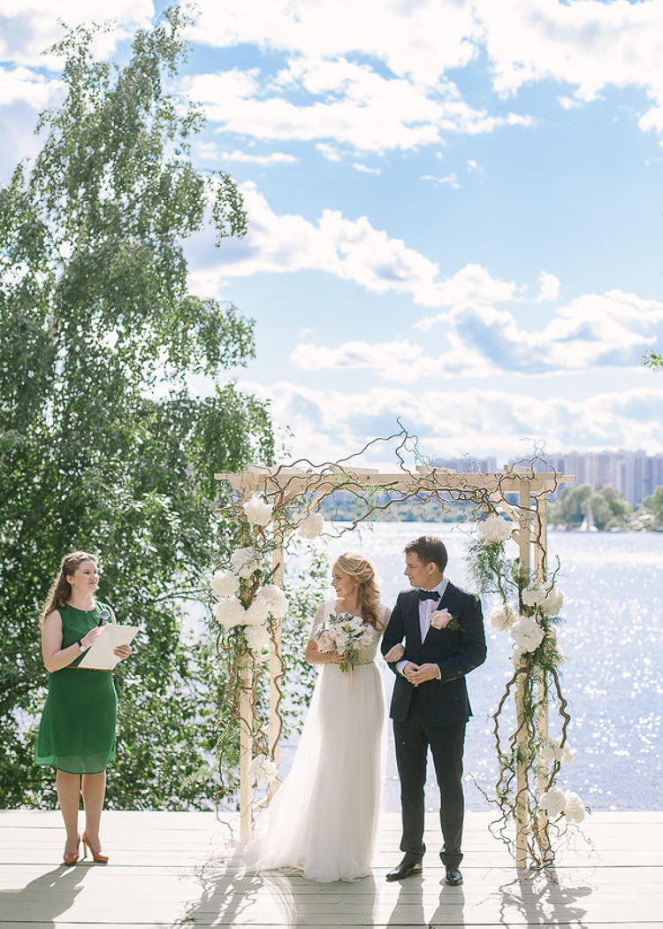 Классическая свадьба в белом цвете. Екатерина и Даниил