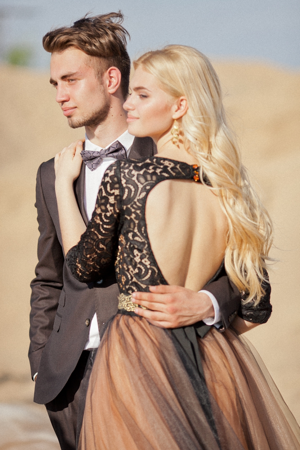 Bohemian Black And Gold Wedding. Свадебная фотосессия в богемном стиле