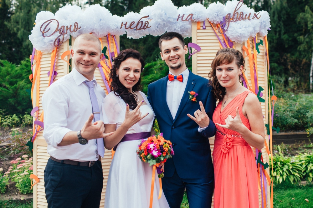 Свадьба скайдайверов Олега и Юлии 