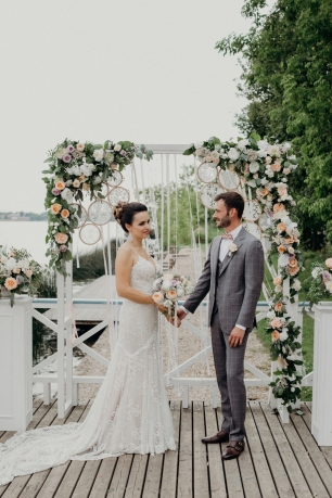 Элегантная свадьба Олеси и Андрея в бутик-отеле Seneshal