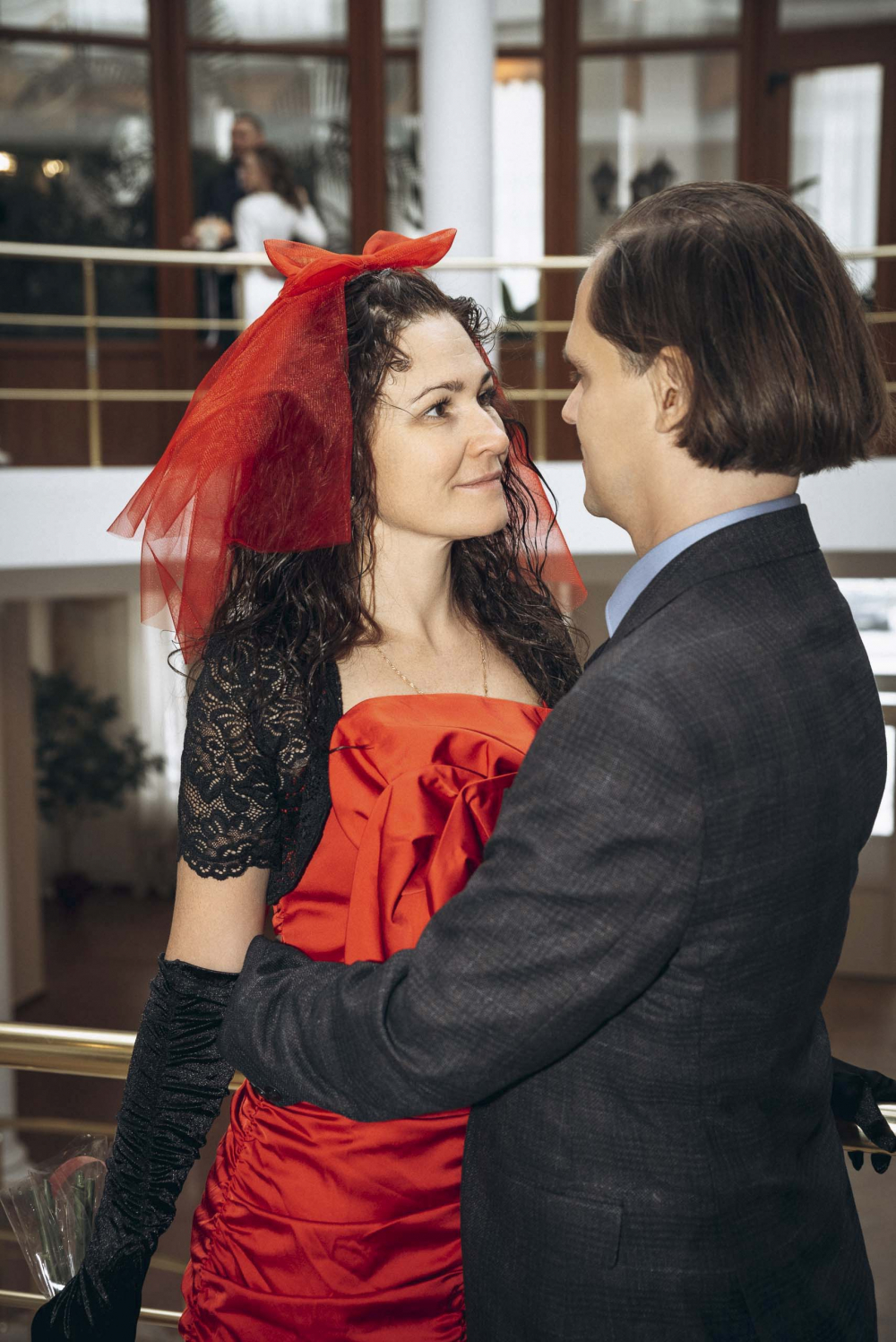 Красная свадьба Розы и Сергея в зимнем Санкт Петербурге.