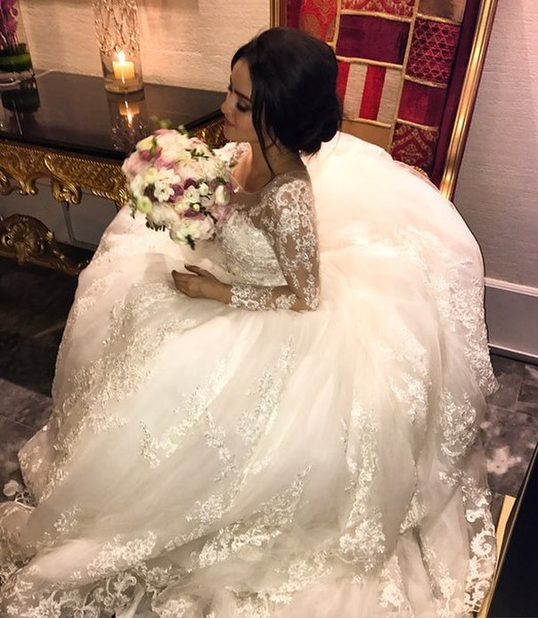 Пышное свадебное платье