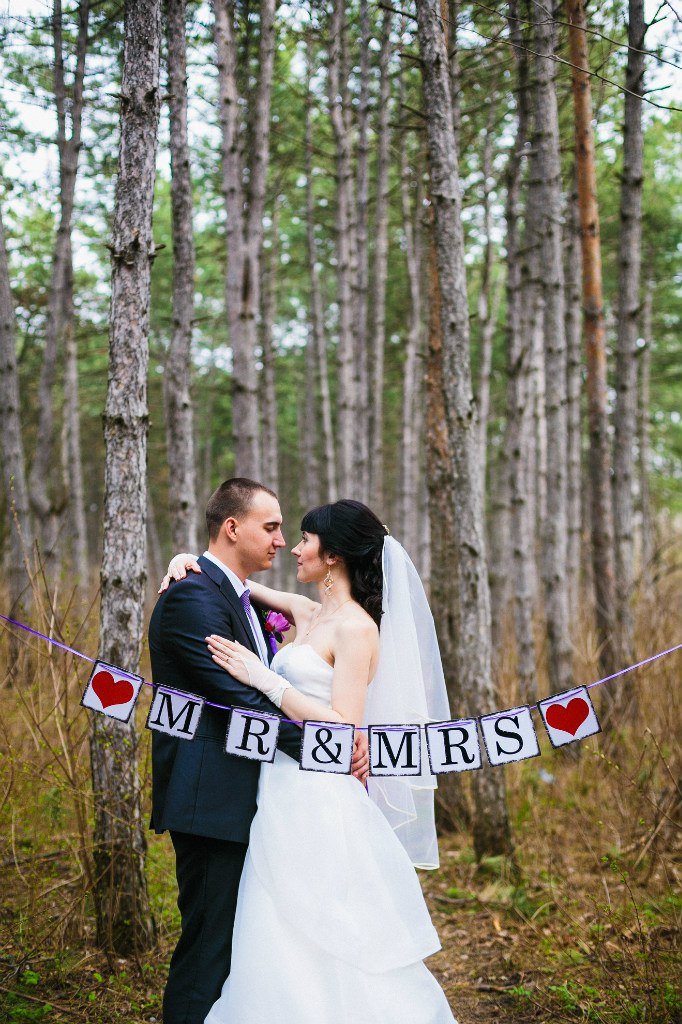 вывеска своими руками MR&MRS