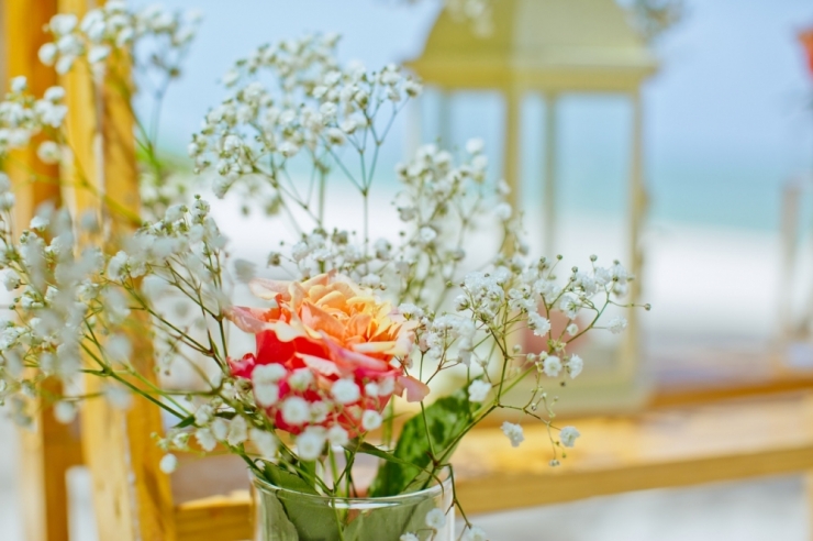 SunWedding Свадьба в Доминикане вспомогательная зона на свадьбе