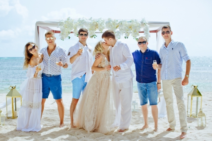 SunWedding Свадьба в Доминикане свадьба с гостями