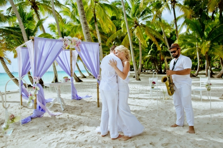 SunWedding Свадьба в Доминикане живая музыка на свадьбе