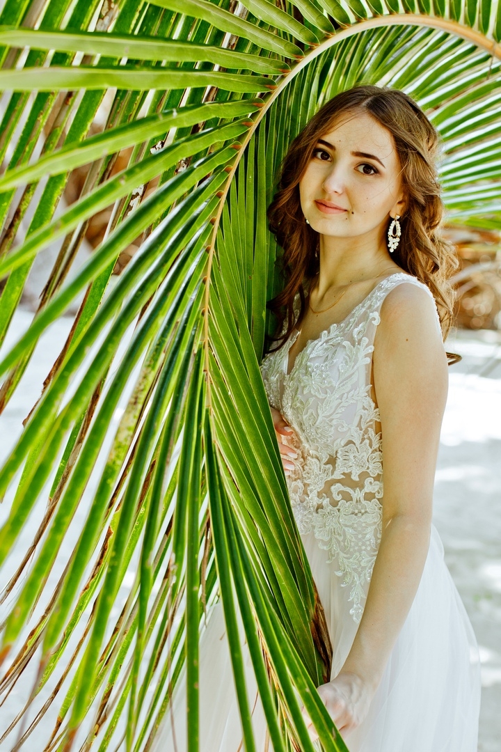 SunWedding Свадьба в Доминикане образ невесты