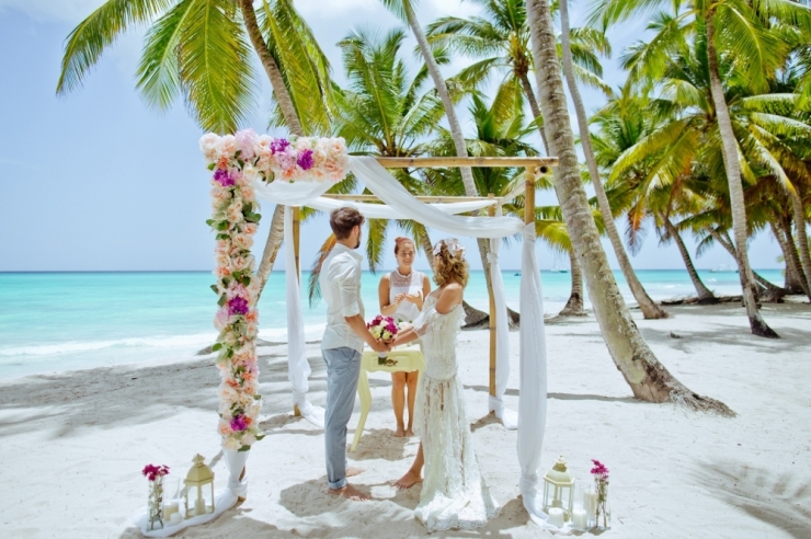 SunWedding Свадьба в Доминикане оформление свадьбы на острове Саона
