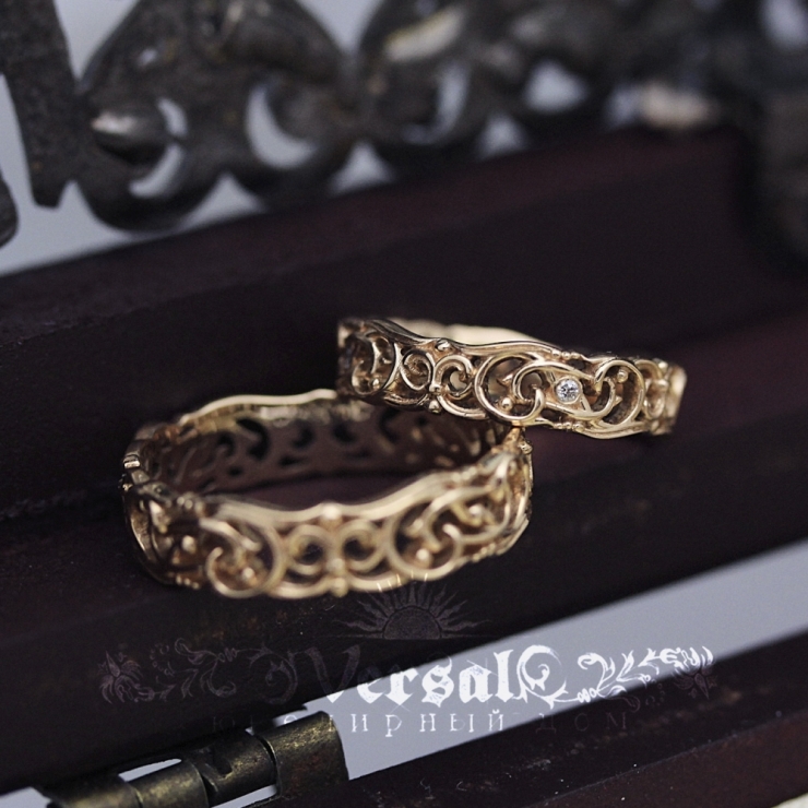 Эксклюзивные обручальные кольца на заказ