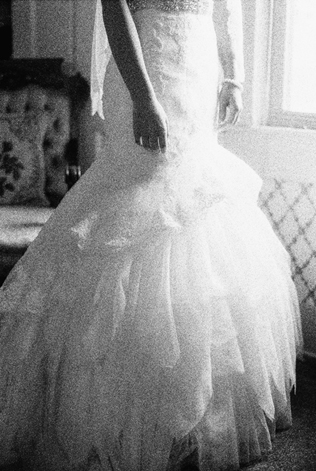 Свадебное платье черно-белые кадры