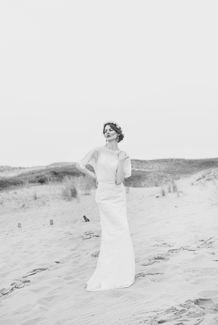 Свадебное платье черно-белые кадры