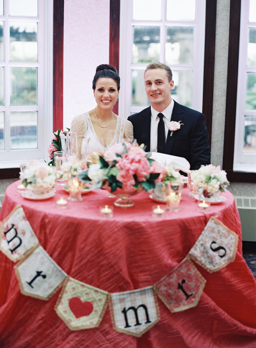 классическая розово-коралловая свадьба