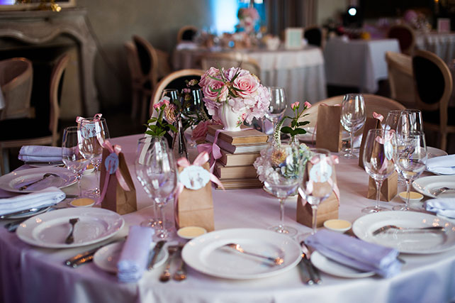 Свадьба в английском стиле, декор и сервировка стола