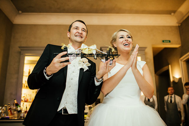Свадьба в английском стиле, молодожены на свадьбе